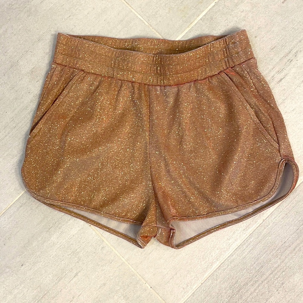 Superdown shimmer shorts